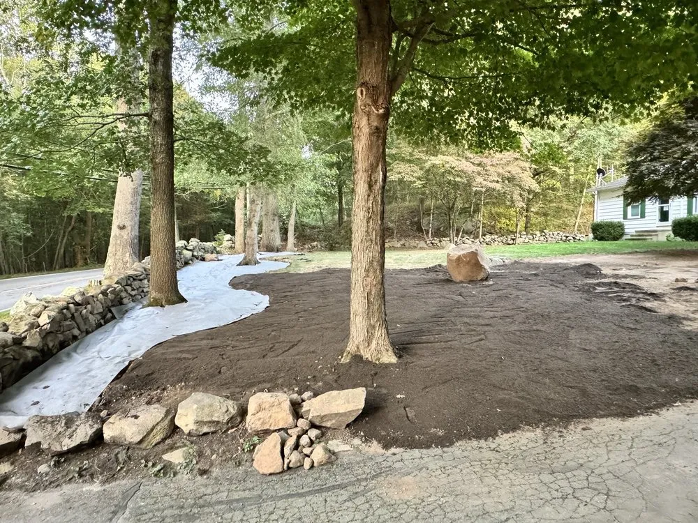 Custom garden landscaping with custom design in New London, CT by Jc Landscaping And Maintenance