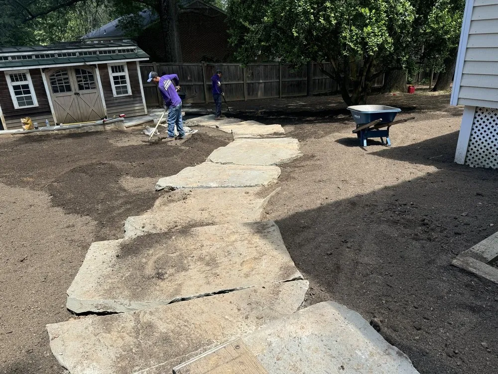 Custom landscape design for residential properties across Fairfax, VA - Jc Landscaping