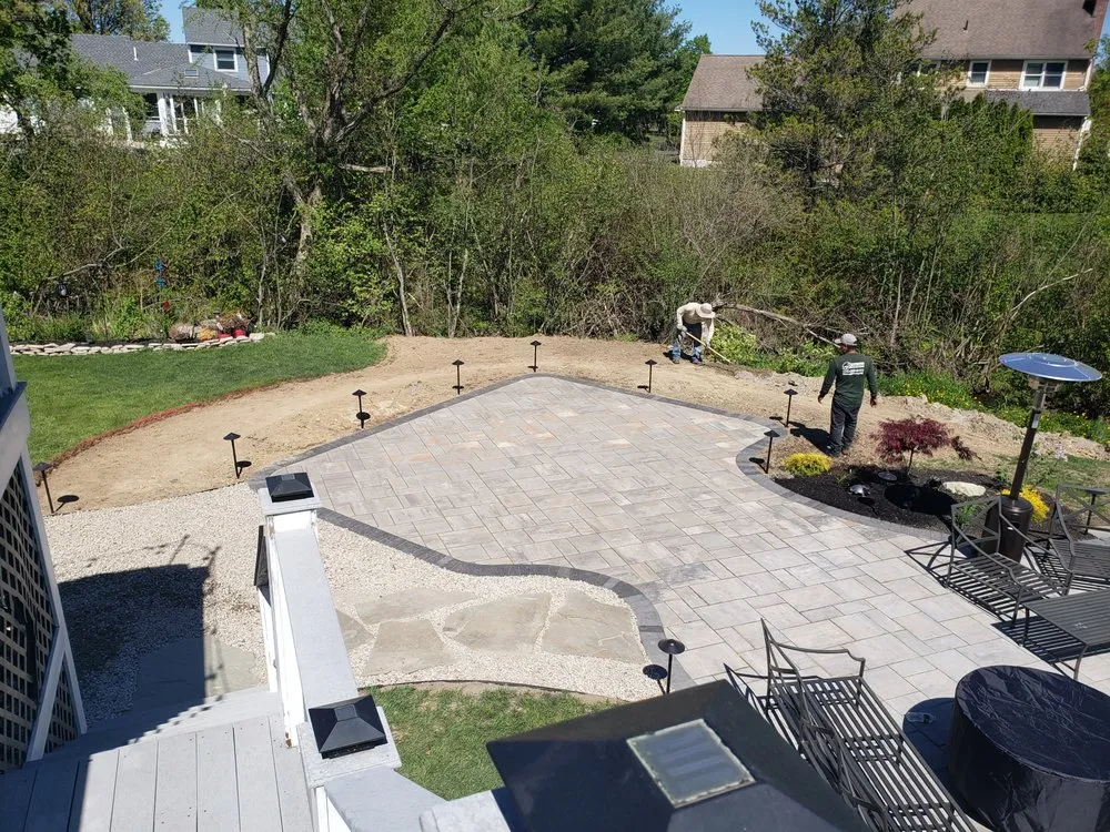 Custom lawn mowing service with custom design in Lynn, MA by Jc Landscaping