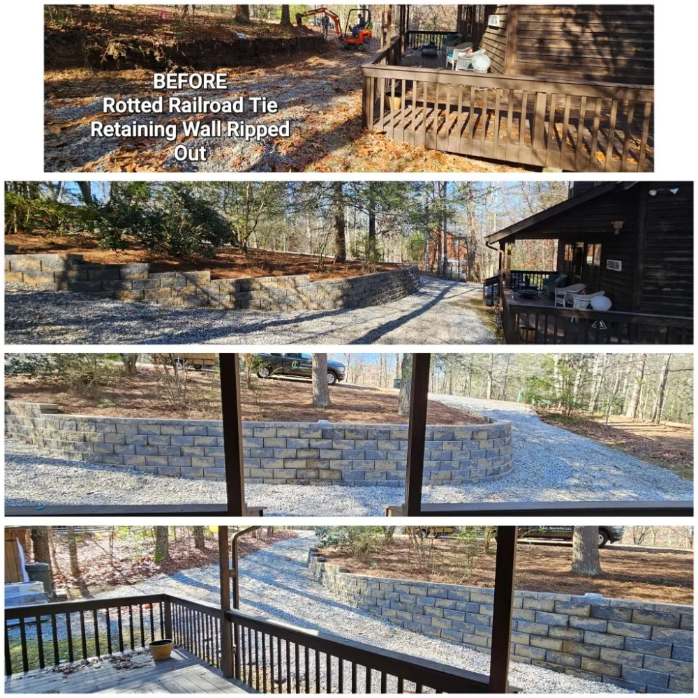 Professional yard cleanup service for year-round maintenance in Hiawassee, GA by JC Landscaping Specialists