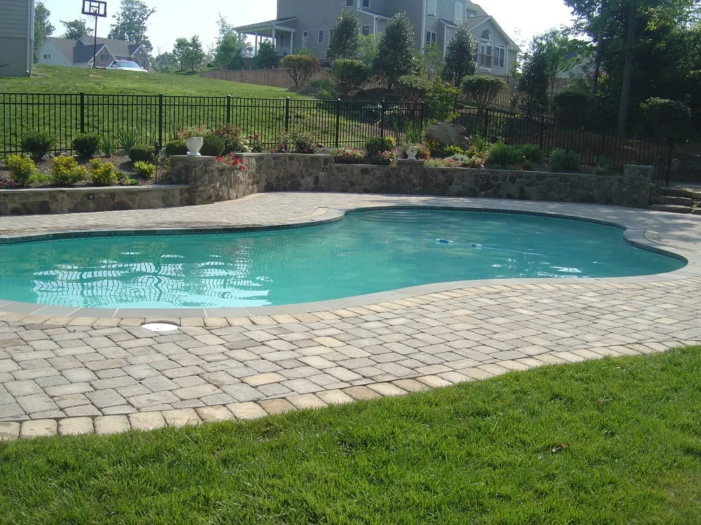 Custom garden landscaping for year-round maintenance in Sterling, VA by JC Landscaping