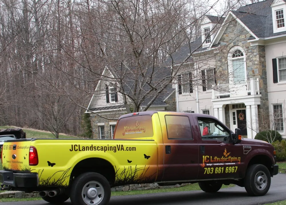 Custom garden landscaping for homes in Sterling, VA by JC Landscaping