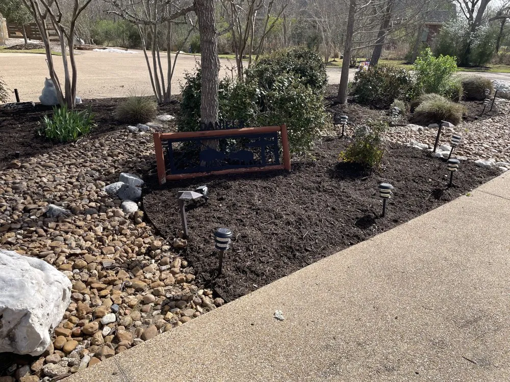Custom yard cleanup service in College Station, TX by JC Lawn Care and Landscaping