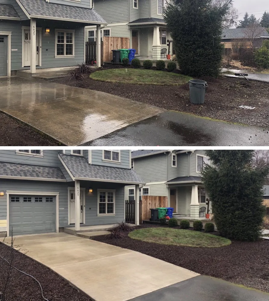 Professional garden landscaping in Portland, OR by J&C Lawn Care