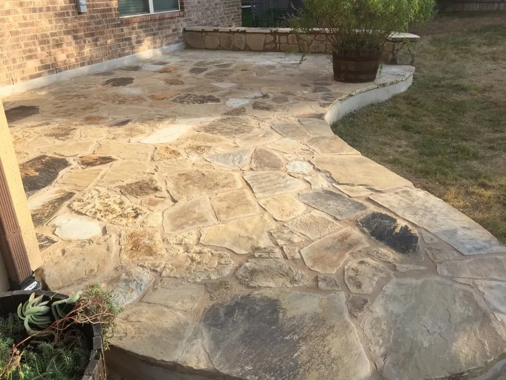 Custom residential landscaping in Cedar Park, TX by JC Lawn Service
