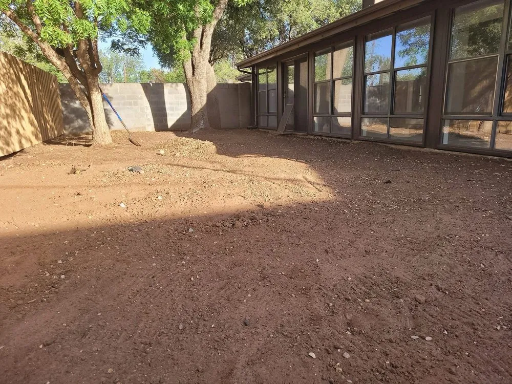 Professional garden landscaping in Midland, TX by JC Lawns & Landscaping