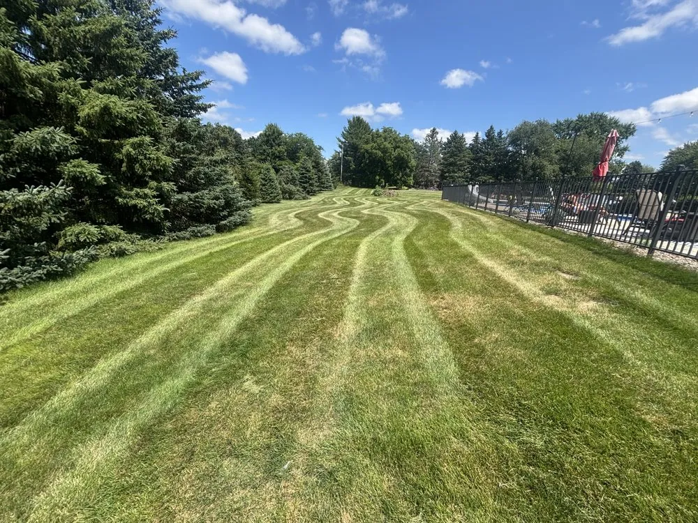 Expert garden landscaping for residential properties in Mukwonago, WI by JC Property Services