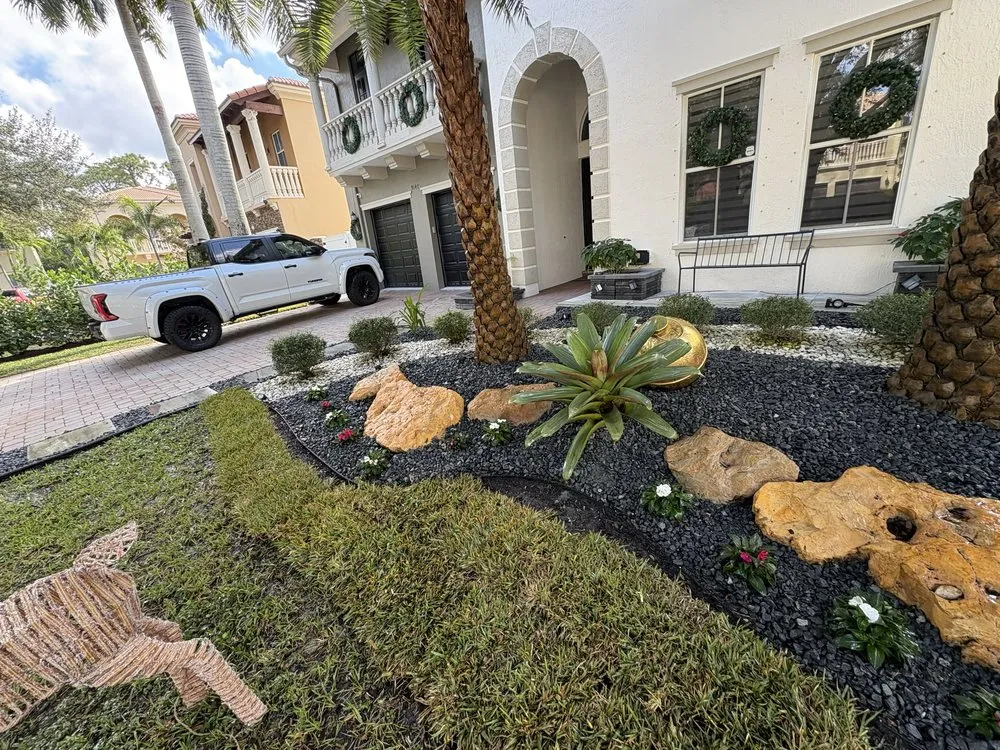 Custom lawn mowing service in Boca Raton, FL - J&C Santos Landscaping