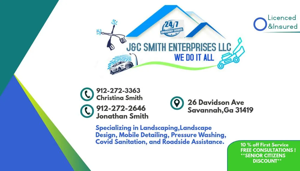 Top-rated lawn mowing service experts serving Savannah, GA - J&C Smith Enterprises