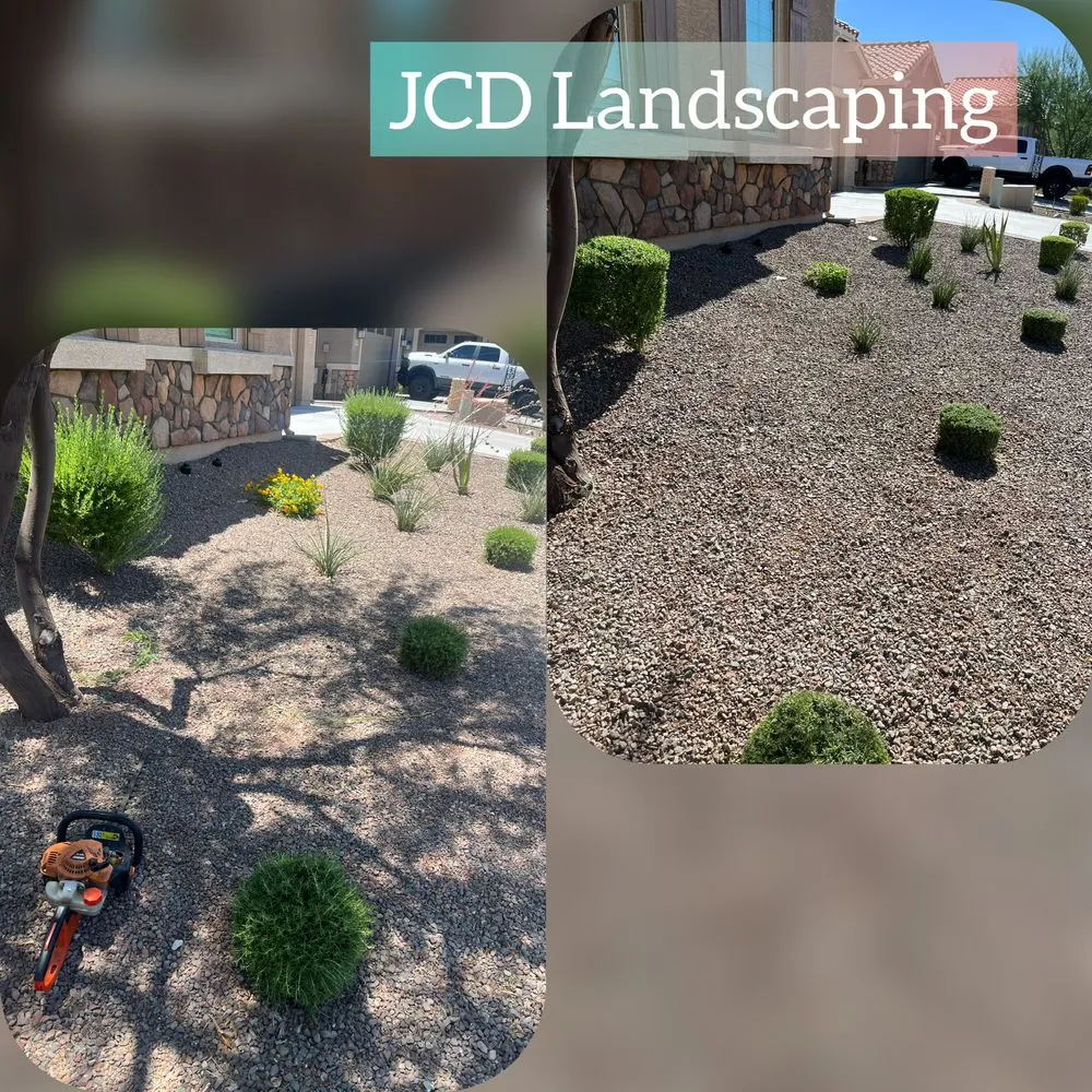 Custom lawn care service for year-round maintenance in Buckeye, AZ by JCD Landscaping
