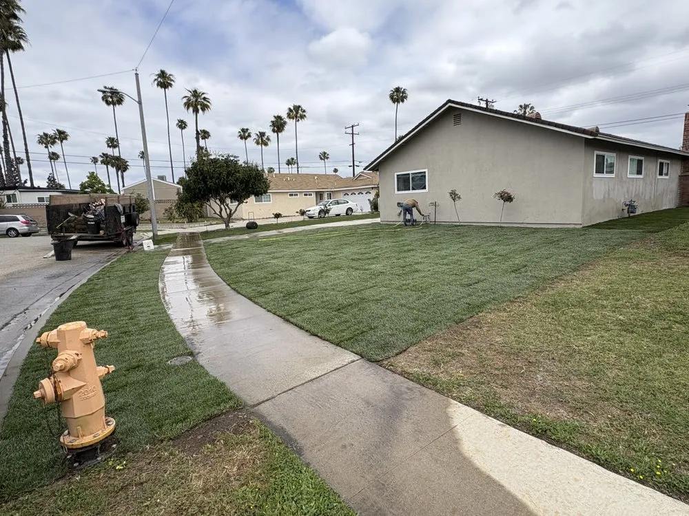 Top-rated lawn mowing service in Santa Ana, CA - J.C.Gardening Services