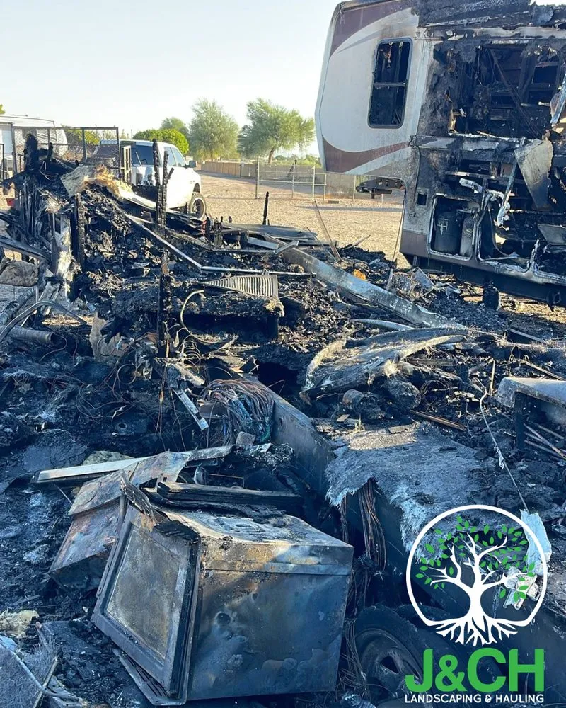 Affordable outdoor landscaping in Phoenix, AZ by J&CH Landscaping & Hauling