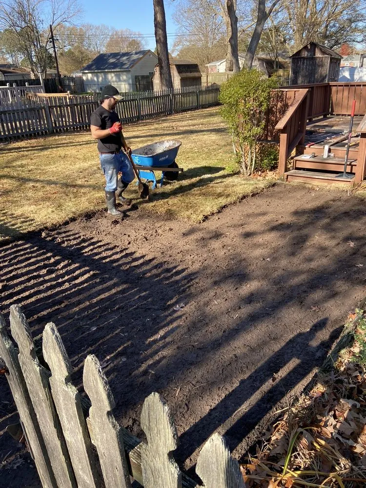 Local landscape installation in Chesapeake, VA - JCJ Handyman Services