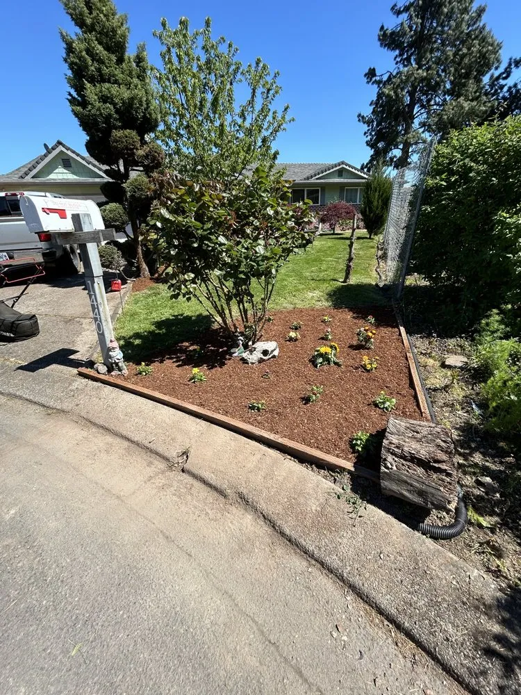 Custom garden landscaping for homes across Woodburn, OR - JCR Complete Exteriors