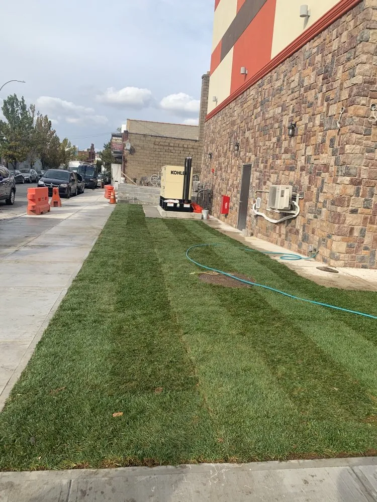 Custom lawn mowing service with custom design in New York, NY by JCS Landscaping & Construction