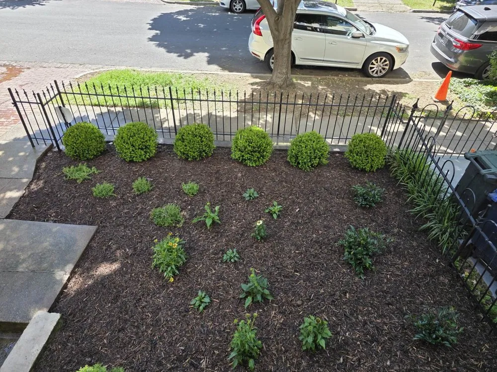 Custom garden landscaping with custom design across Lanham, MD - JC's Landscaping