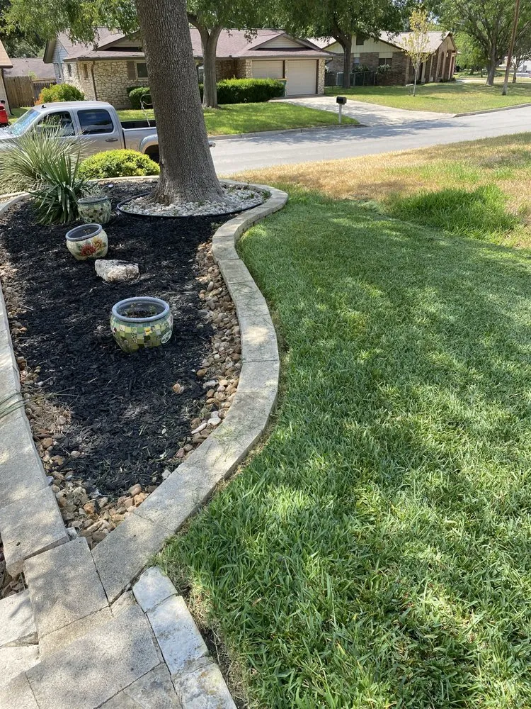 Affordable landscape installation in Universal City, TX by JC’s Lawn and Home Services