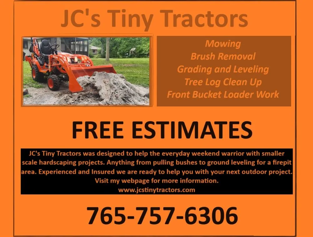 Affordable garden landscaping experts serving Noblesville, IN - JC's Tiny Tractors