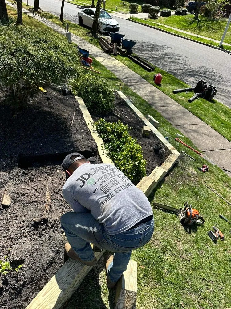 Affordable lawn mowing service for outdoor upgrades in Vineland, NJ by JD Creative Landscaping & Fence