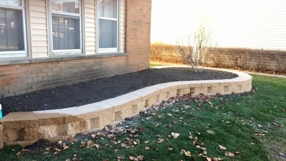 Professional yard cleanup service for homes in Palatine, IL by J.D. Enterprises