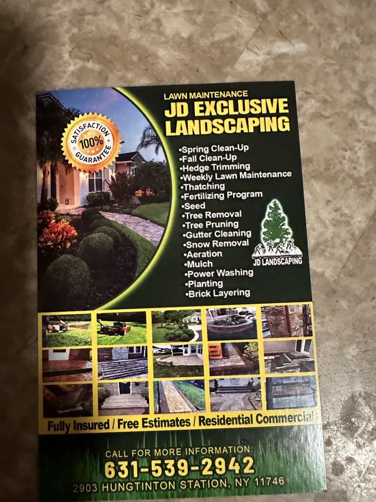 Trusted landscaping services with custom design in Huntington Station, NY by JD Exclusive Landscaping