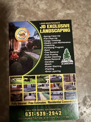 JD Exclusive Landscaping Logo