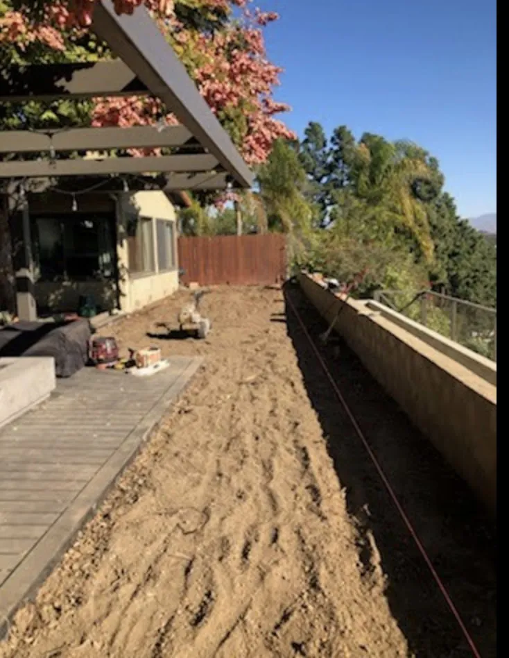 Professional residential landscaping with custom design in Los Angeles, CA by JD gardening & tree service