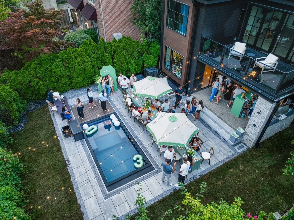 Custom landscape installation in Macomb, MI by JD Hard & Landscapes