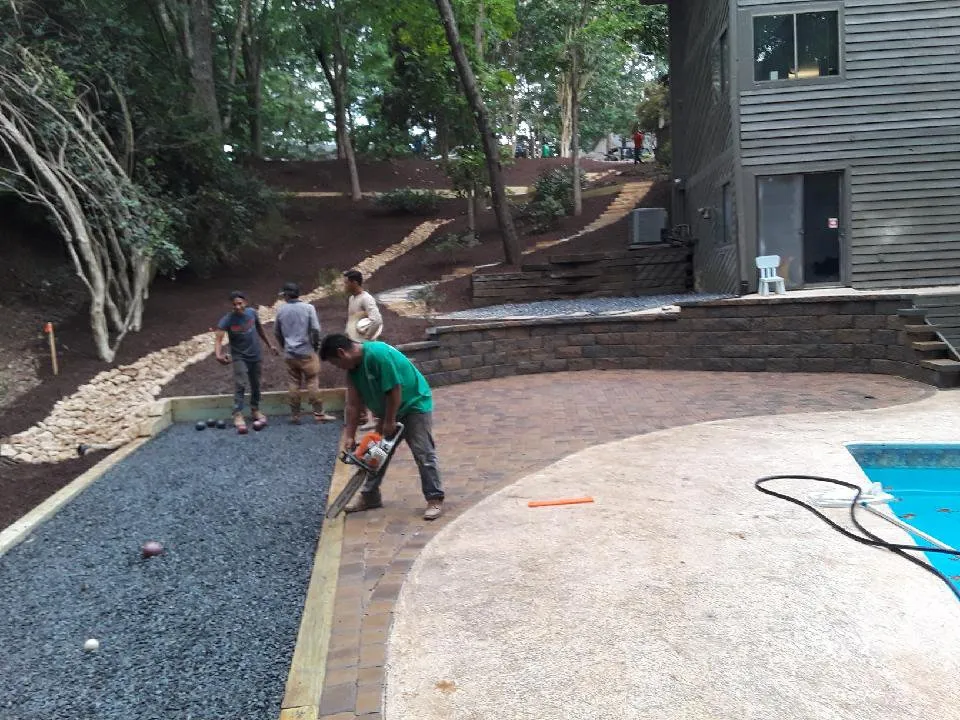 Professional residential landscaping experts serving Lilburn, GA - JD Landscape Solutions and Stone Work