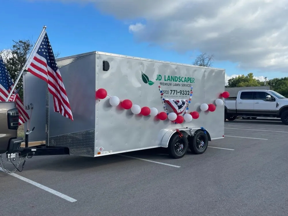 Local landscape installation in Round Rock, TX by JD Landscaper