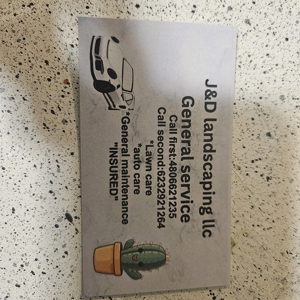 Local landscaping services in Glendale, AZ by J&D Landscaping