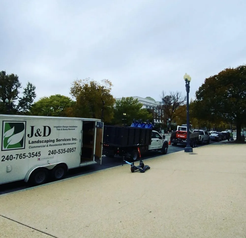 Custom outdoor landscaping near you in Silver Spring, MD by J&D Landscaping Services