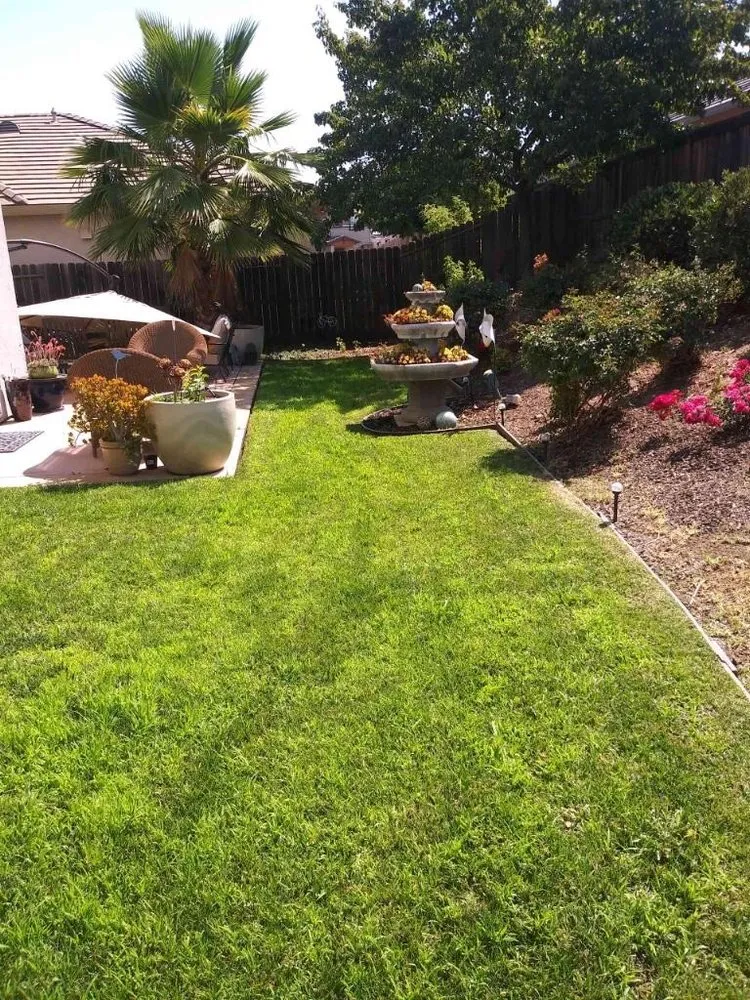 Professional garden landscaping with custom design in West Sacramento, CA by JD Landscaping Services