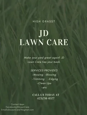 JD Lawn Care Logo
