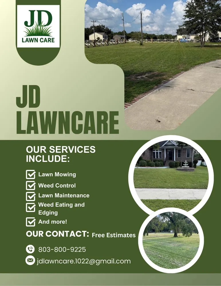 Custom yard maintenance for beautiful yards in Elgin, SC by JD Lawn Care