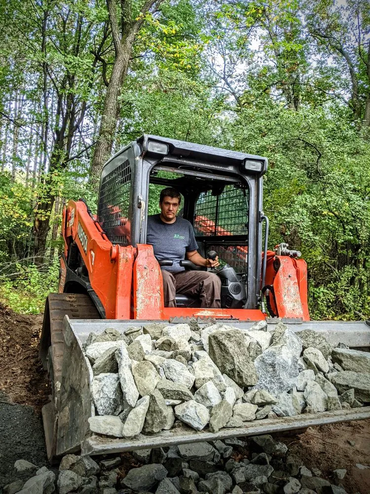 Custom landscape installation in Mondovi, WI by JD Lawn Care LLC