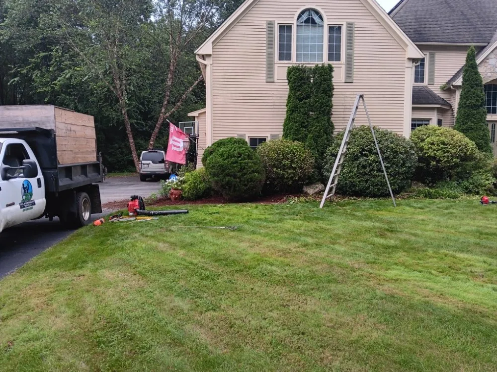 Top-rated outdoor landscaping with custom design in Middleton, MA by JD Tree & Landscape Services
