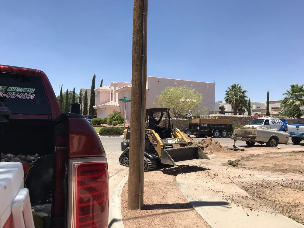 Professional yard maintenance for residential properties in El Paso, TX by JDM Landscape