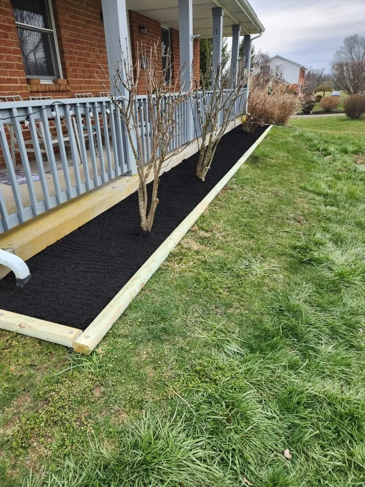 Affordable landscape installation with custom design in Union, WV by JDM Landscaping