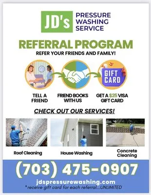 JD's Pressure Washing Service Logo