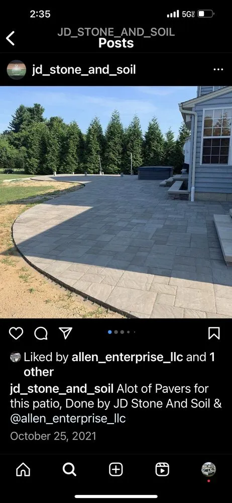 Professional landscape installation in New Castle, DE - JD’s Stone And Soil