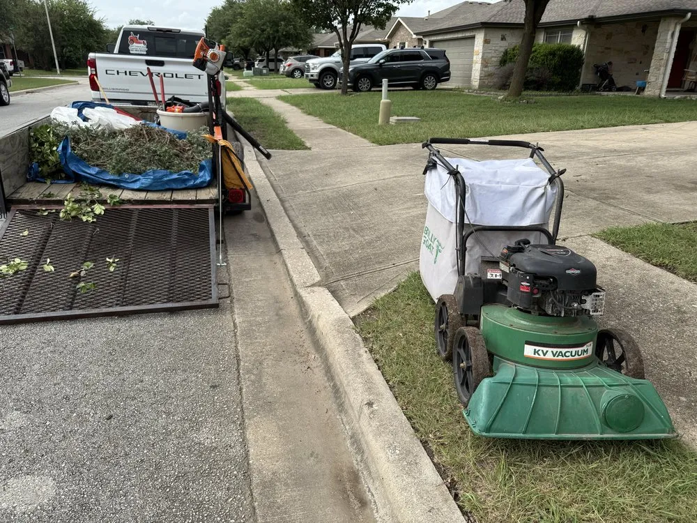 Professional landscape design for year-round maintenance in Leander, TX by JDV Lawn and Tractor Service