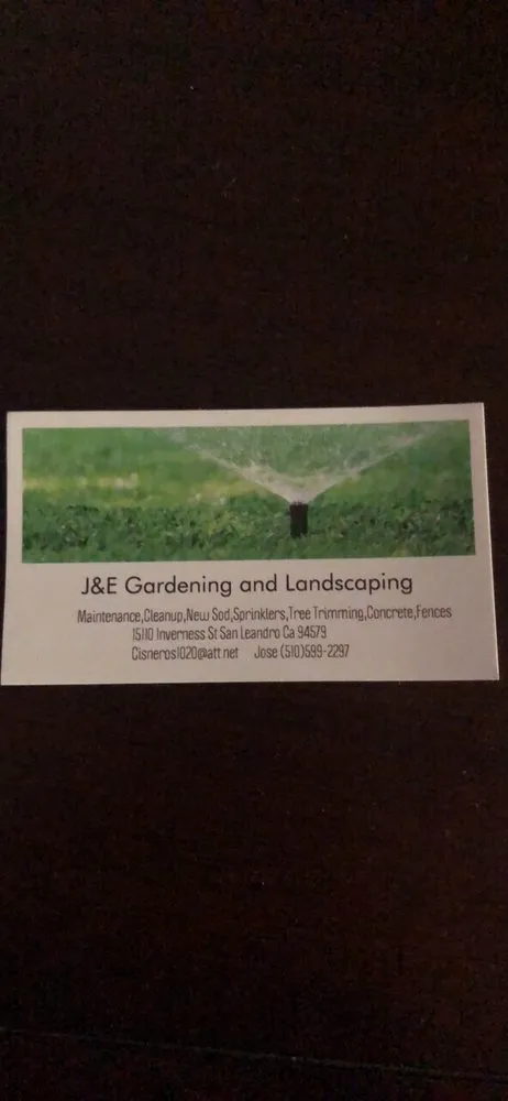 Trusted lawn care service in San Leandro, CA - J&E Gardening And Landscaping