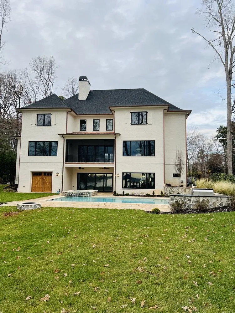 Expert lawn mowing service with custom design across Mooresville, NC - JE Improvements