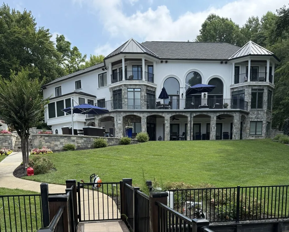 Professional lawn mowing service in Mooresville, NC by JE Improvements