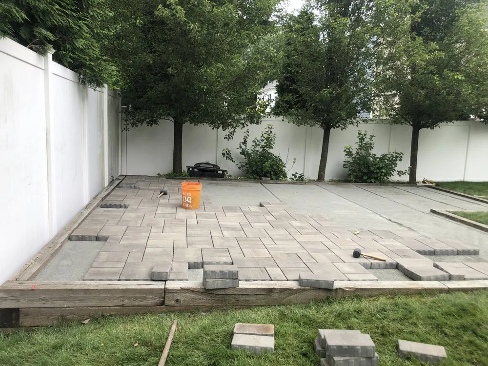 Custom residential landscaping for residential properties in Needham, MA by J&E Landscape