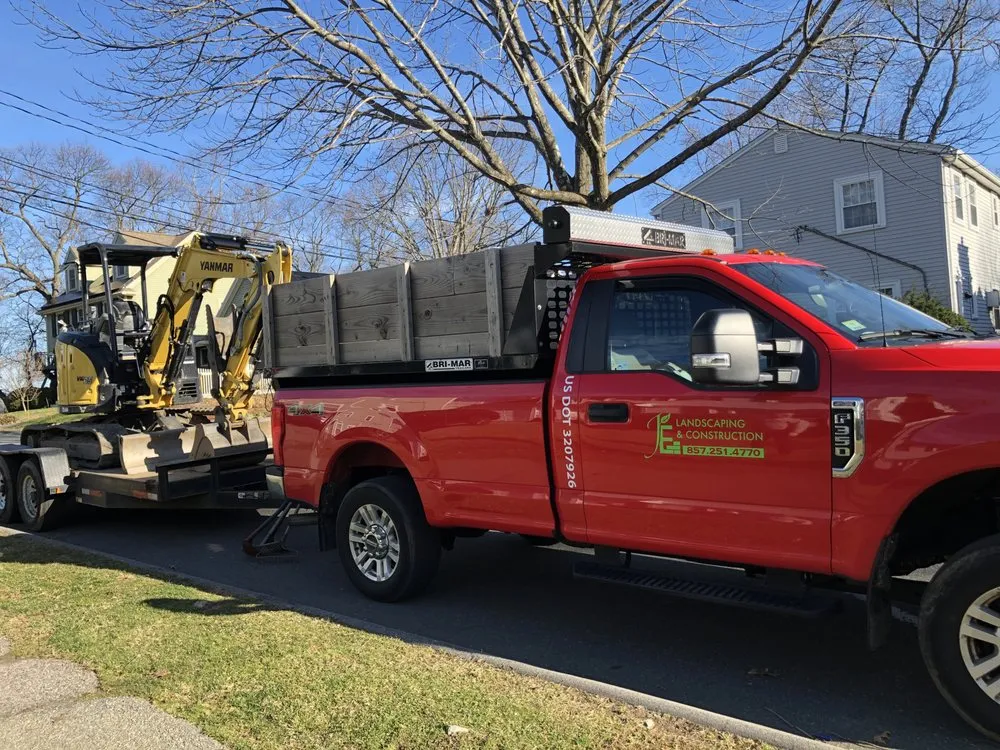 Affordable landscape design for residential properties in Needham, MA by J&E Landscape