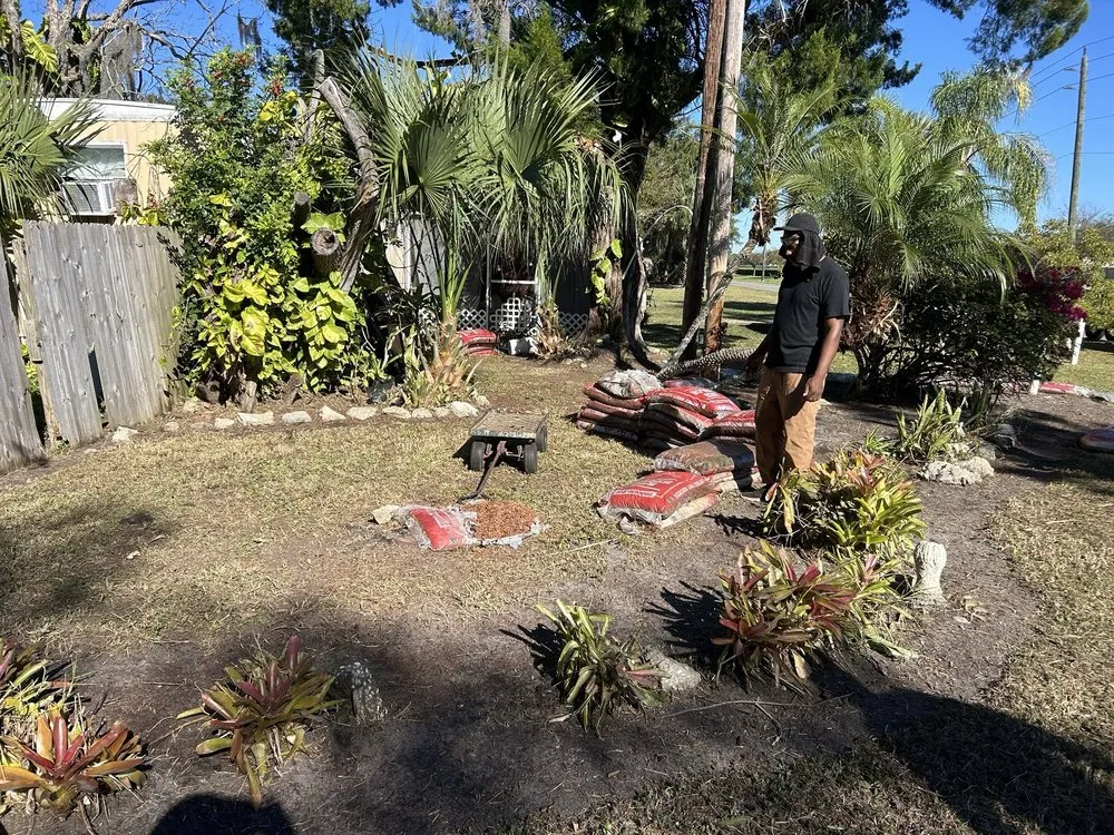 Affordable garden landscaping for outdoor upgrades across Geneva, FL - J&E Landscaping Solution and Bounce Houses