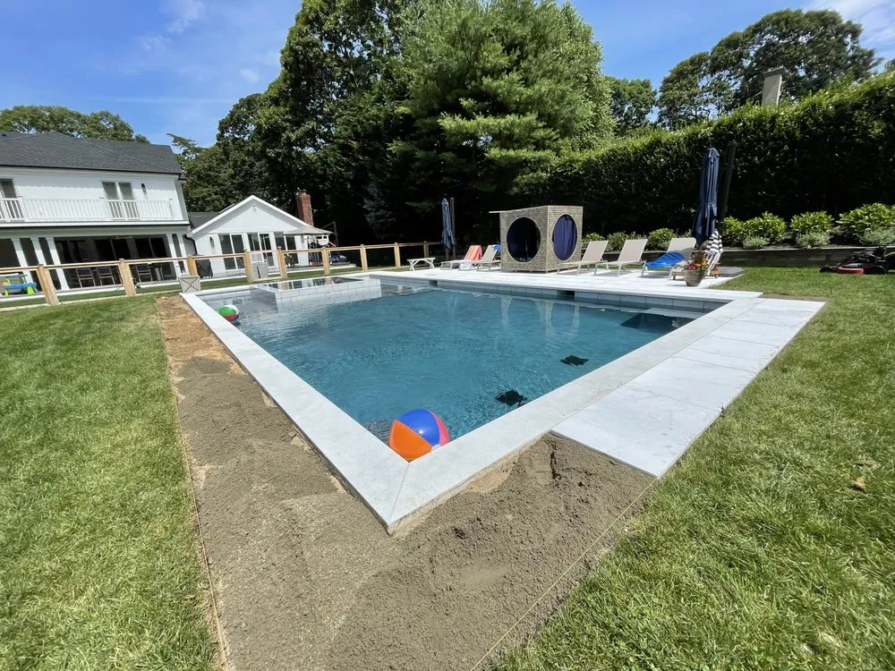 Expert lawn mowing service with custom design in Water Mill, NY by J&E Nursery and Property Management