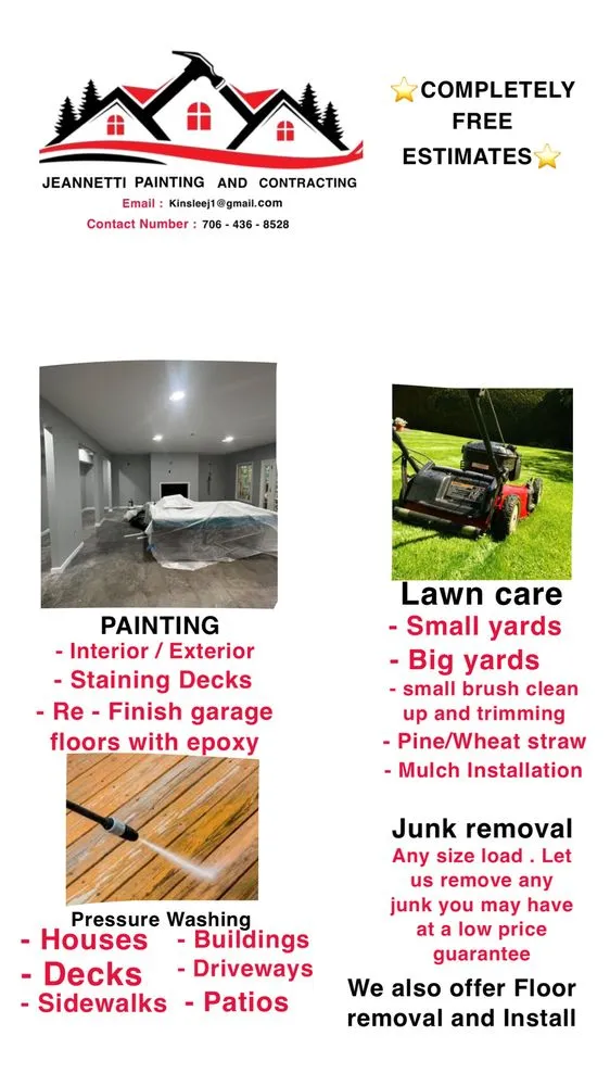 Reliable landscape design in Hartwell, GA by Jeannetti Painting and Contracting